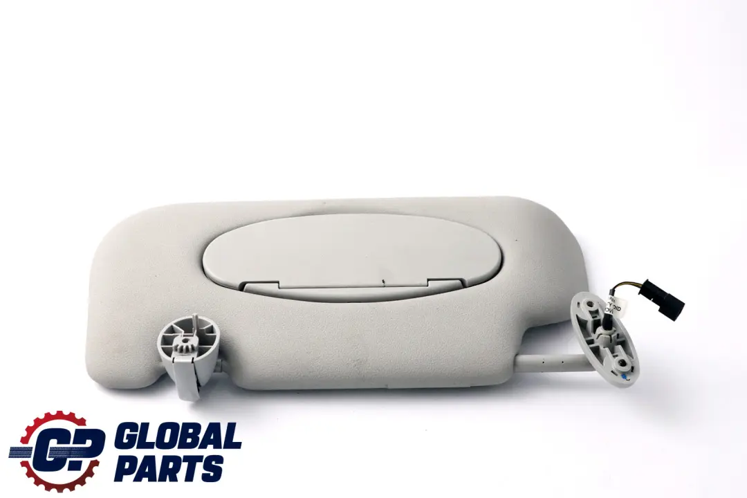 Mini R55 R56 Specchio Parasole Illuminato Sinistro Hellgrau Grigio - SKU 7339375 - Numero di parte 7339375