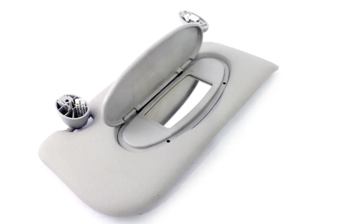 Parasol Derecho Lado Conductor Hellgrau Gris para Mini Cooper R55 R56 con número de pieza 7339376 Mini Cooper R55 R56 Parasol Derecho Lado Conductor Hellgrau Gris - SKU 7339376-1 - Número de pieza 7339376