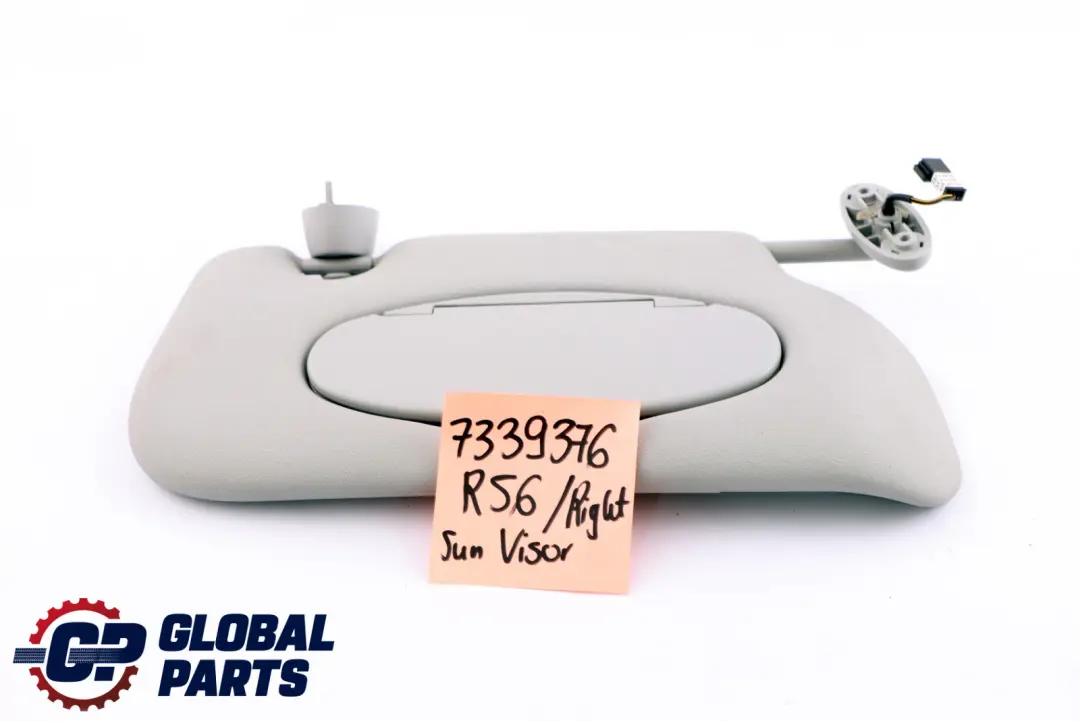  Sun Visor Mini R55 R56 Windscreen Right Hellgrau Grey O/S - SKU 7339376 - Part number 7339376
