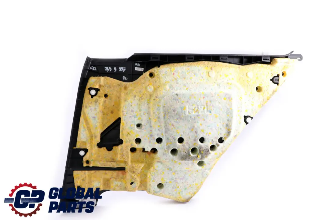 BMW F22 Hinten Links Seitliche Verkleidung Stoff Anthrazit Grau - SKU 7339597 - Teilenummer 7339597