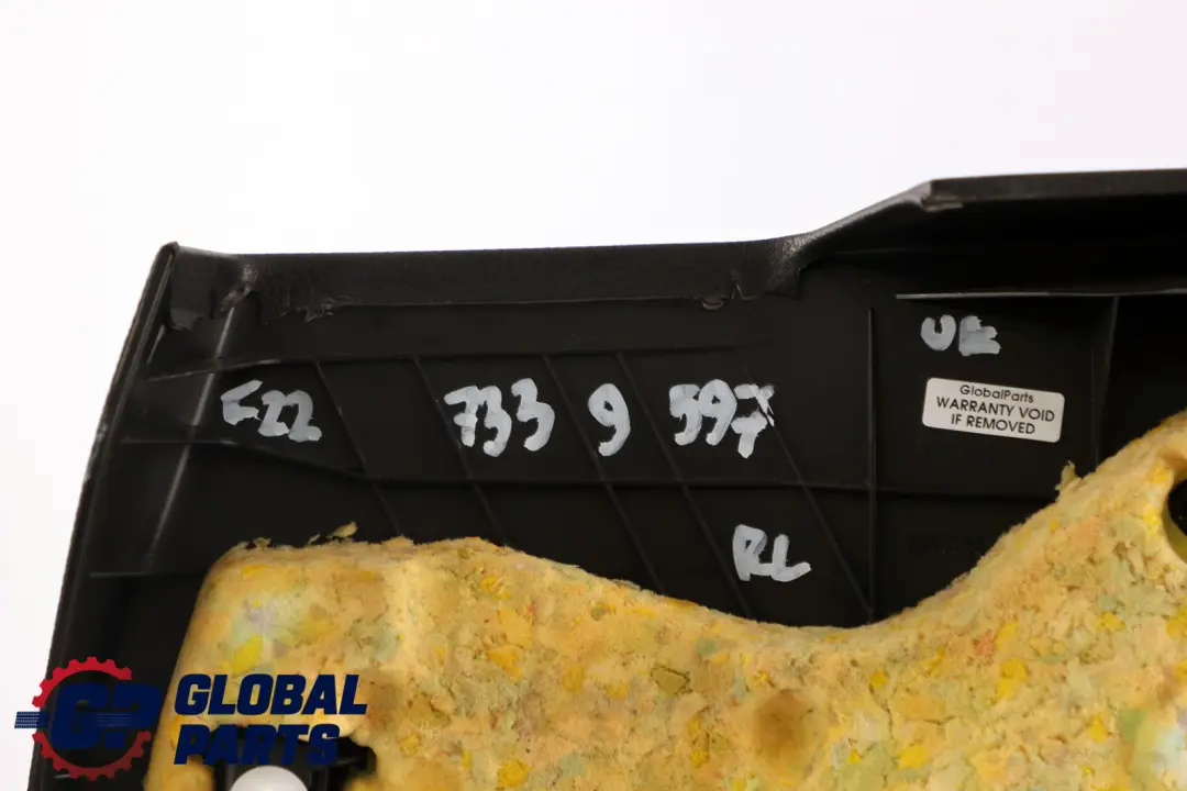 Panel lateral trasero izquierdo de tela Anthracite Grau para BMW F22 con número de pieza 7339597 BMW F22 Panel lateral trasero izquierdo de tela Anthracite Grau - SKU 7339597 - Número de pieza 7339597