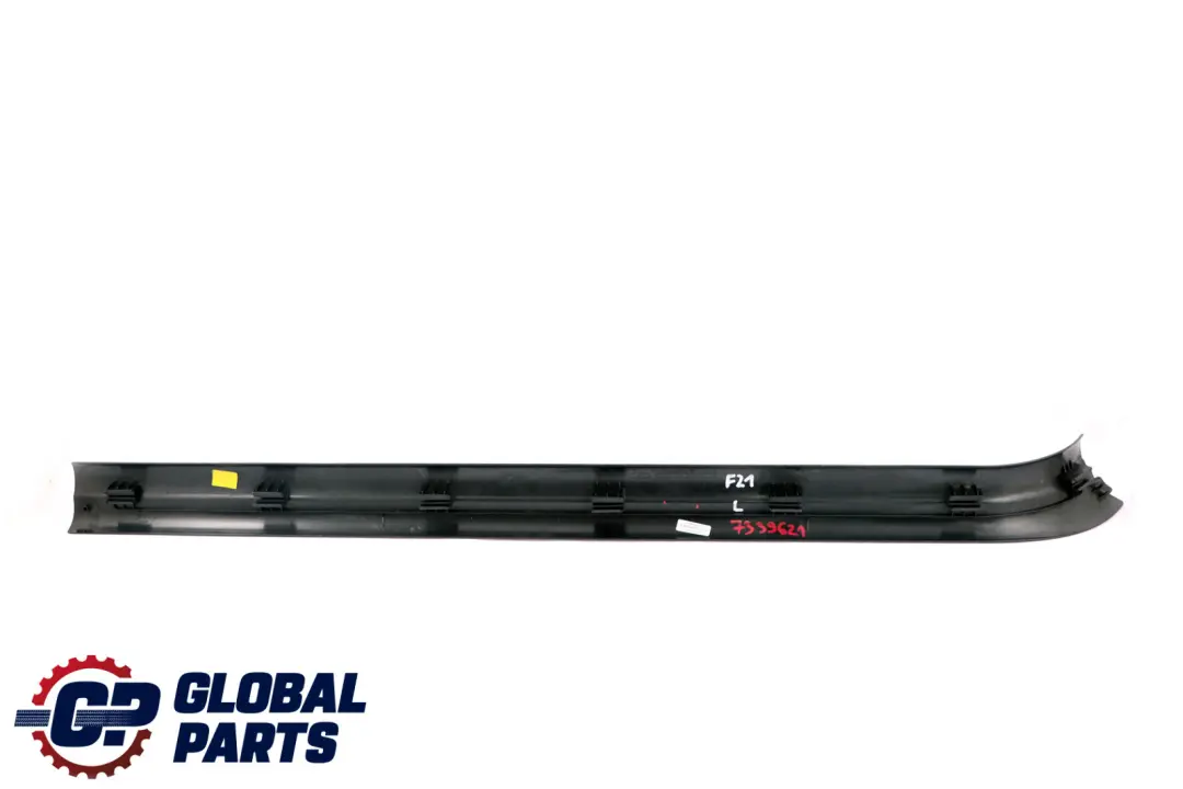 BMW F21 F22 F23 LCI Front Left Entrance Cover Trim Strip N/S Black - SKU 7339621 - Part number 7339621