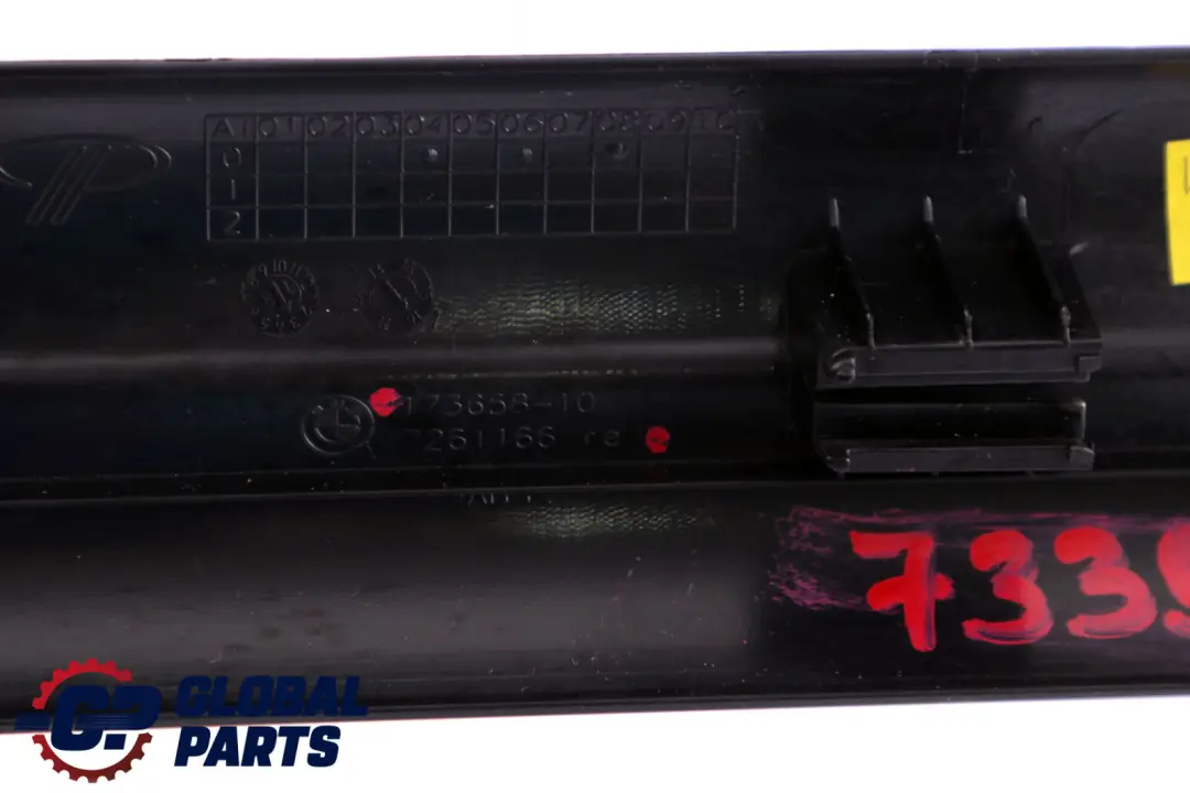 BMW F21 F22 F23 LCI Bandella di Protezione Ingresso Interno Destro Nero - SKU 7339622 - Numero di parte 7339622