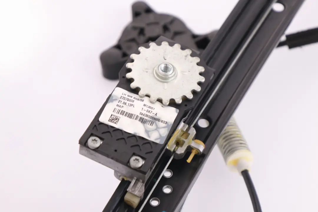 Delantero Izquierdo Elevalunas Lado Pasajero para Mini R58 R59 con número de pieza 7340271 Mini R58 R59 Delantero Izquierdo Elevalunas Lado Pasajero - SKU 7340271 - Número de pieza 7340271