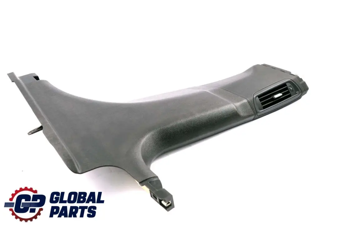 BMW F01 F02 LCI Cover B-column Pillar Bottom Trim Right Schwarz Black - SKU 7340650 - Part number 7340650