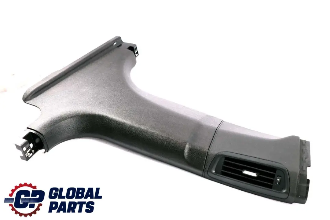 Tapa Columna B Pilar Inferior Derecho Schwarz Negro para BMW F01 F02 LCI con número de pieza 7340650 BMW F01 F02 LCI Tapa Columna B Pilar Inferior Derecho Schwarz Negro - SKU 7340650 - Número de pieza 7340650