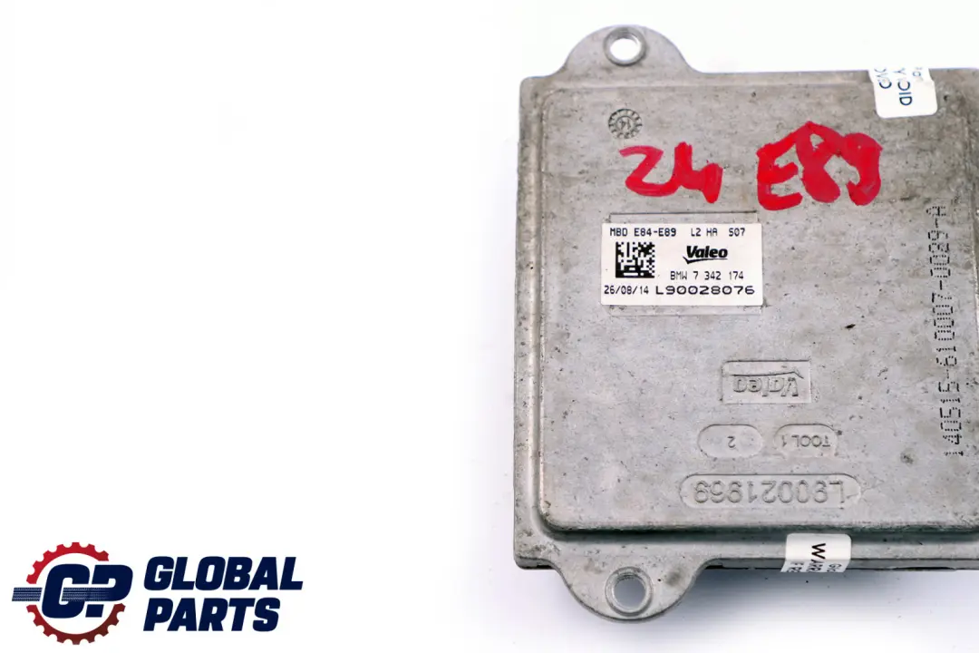 BMW X1 Z4 E84 E89 LED Xenon Scheinwerfer ECU Modul L90028076 - SKU 7342174 - Teilenummer 7342174