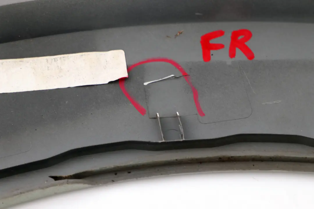 Mini R56 Wheel Arch Trim Extension Flare Front Right O/S Sparkling Silver - SKU 7343342-SS - Part number 7343342
