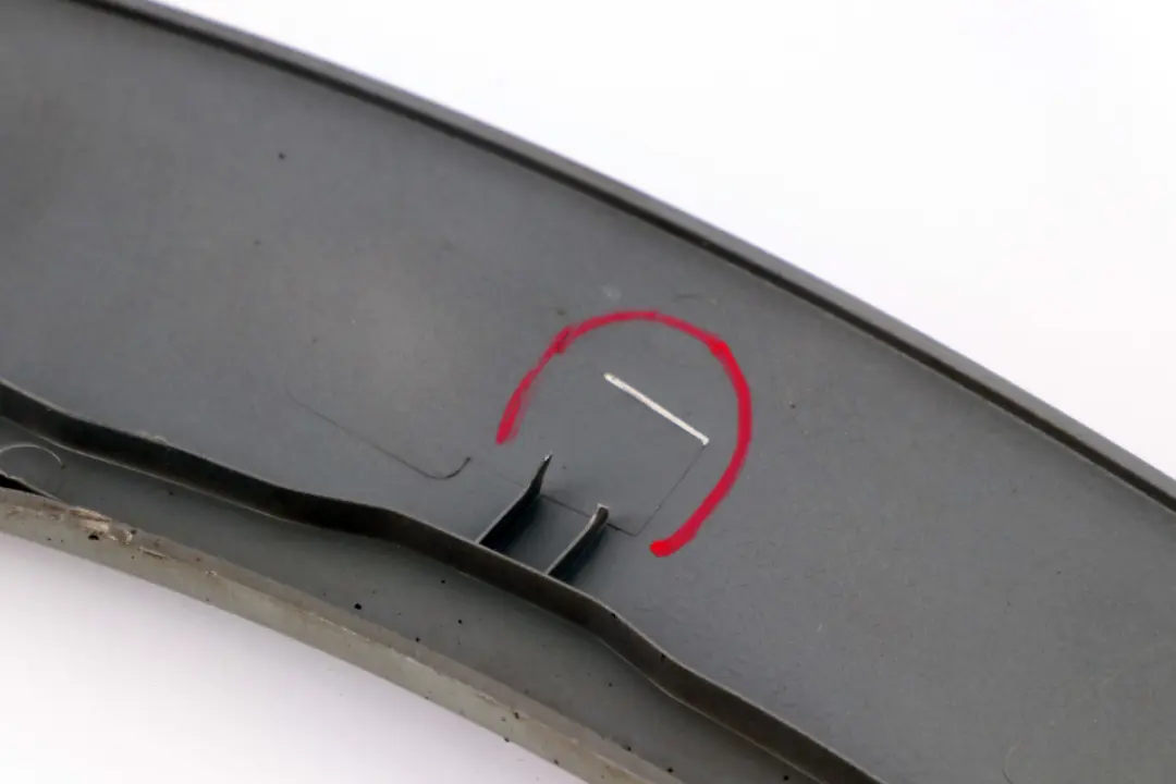 Arch Trim Extension Flare Front Right O/S Sparkling Silver to Mini R56 Wheel with Part number 7343342 Mini R56 Wheel Arch Trim Extension Flare Front Right O/S Sparkling Silver - SKU 7343342-SS - Part number 7343342