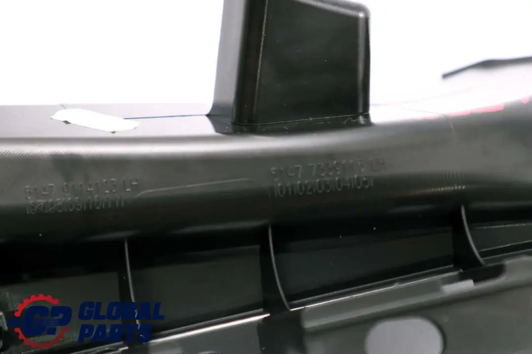 BMW F01 LCI Striscia Copertura Ingresso Interno Posteriore Sinistro Nero 7339115 - SKU 7344559 - Numero di parte 7344559