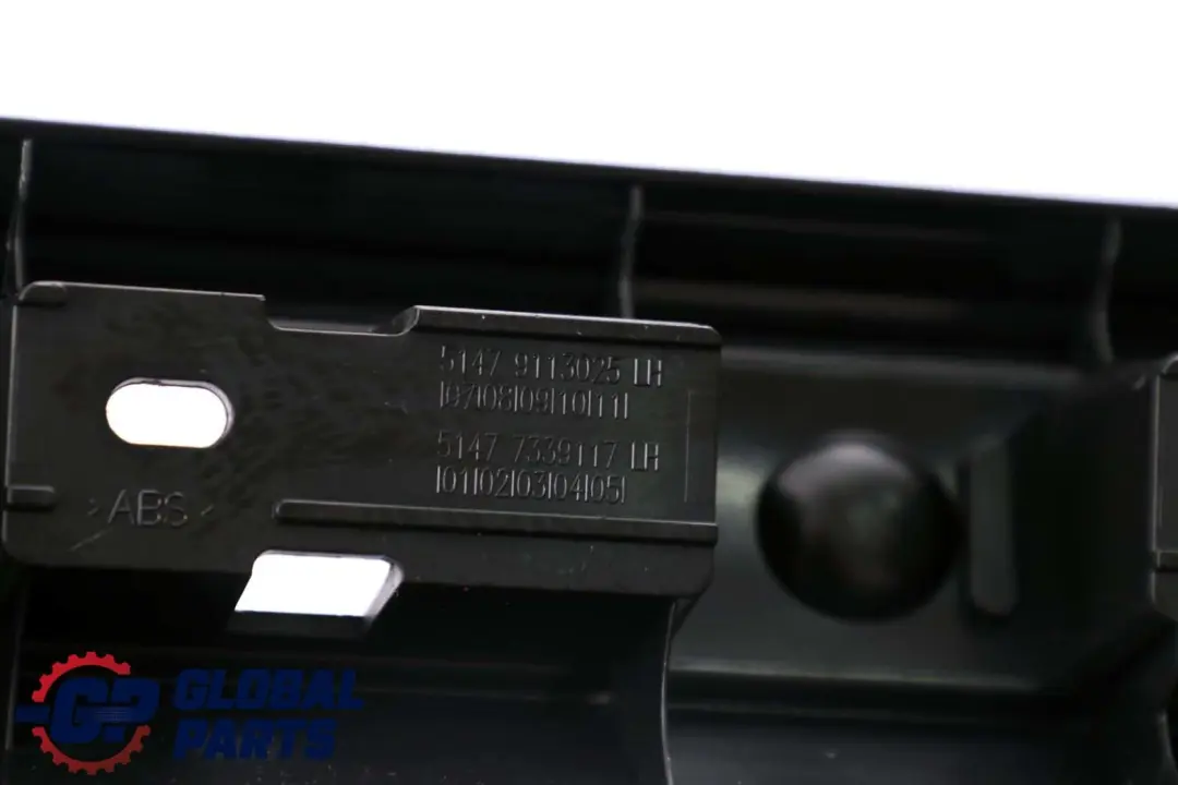 Abdeckleiste Einstieg Innen Vorne Links Schwarz 9113025 für BMW F01 F02 LCI mit Teilenummer 7344571 BMW F01 F02 LCI Abdeckleiste Einstieg Innen Vorne Links Schwarz 9113025 - SKU 7344571 - Teilenummer 7344571