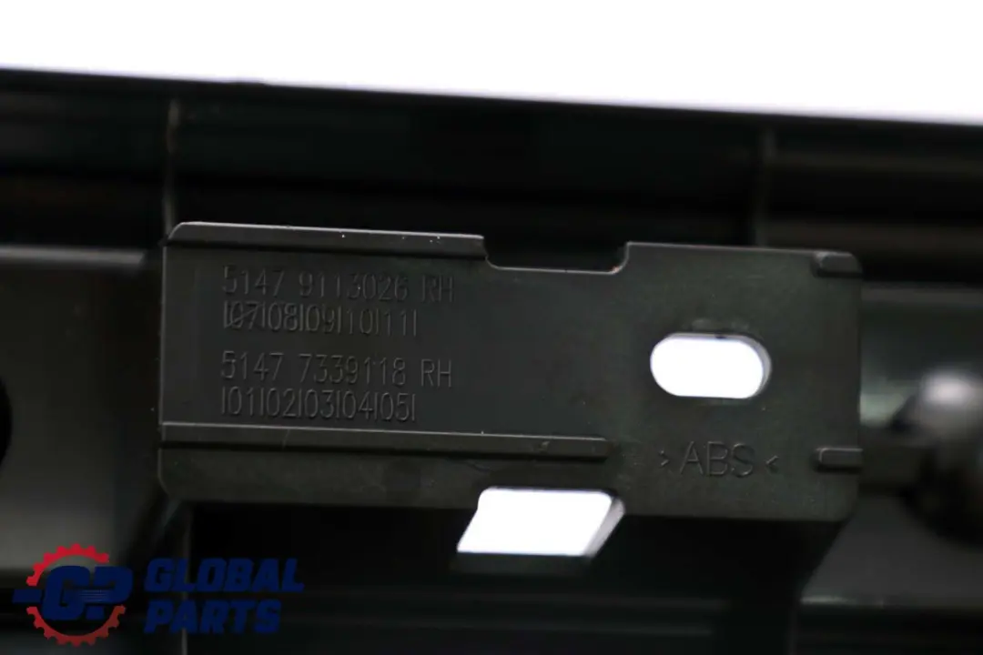 BMW 7 er F01 F02 LCI Abdeckleiste Einstieg Innen Vorne Rechts Schwarz 9113026 - SKU 7344572 - Teilenummer 7344572