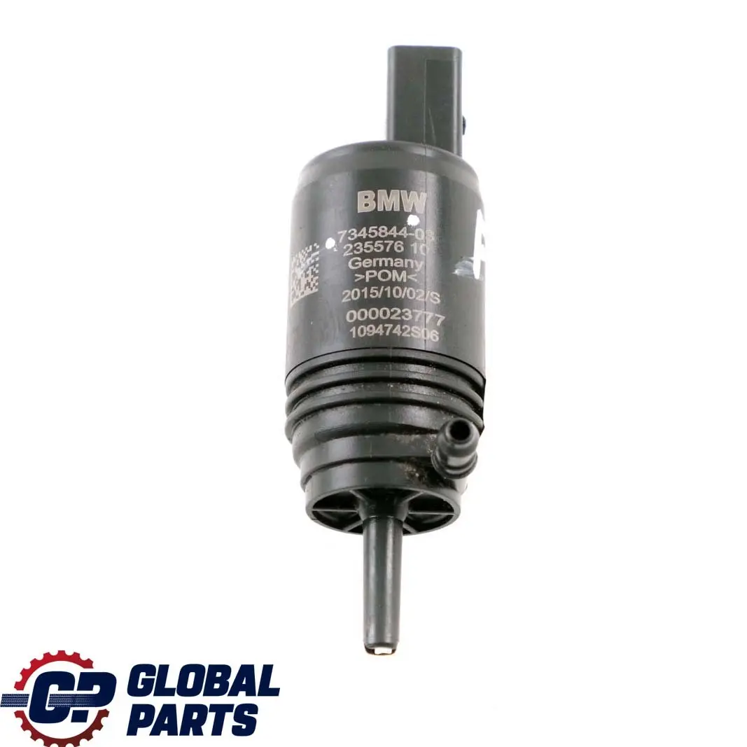 Pompa Di Lavaggio Contenitore Liquido Scheibenwischanlage per BMW F20 con numero di parte 7345844 BMW F20 Pompa Di Lavaggio Contenitore Liquido Scheibenwischanlage - SKU 7345844 - Numero di parte 7345844