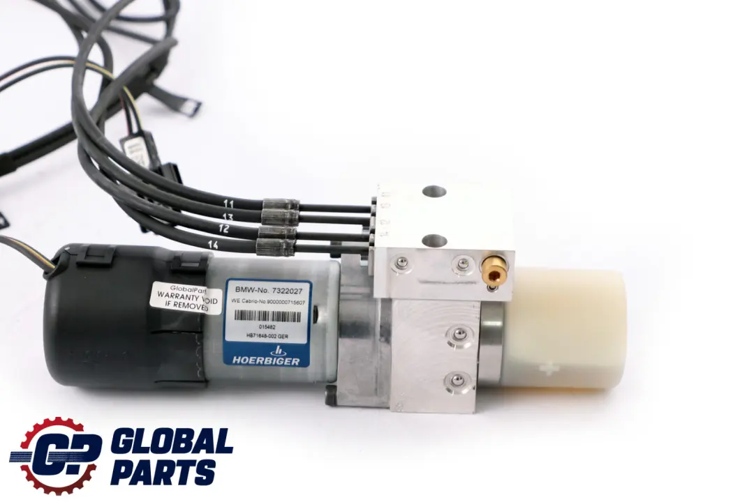 Roof Folding Top Hydraulic Motor Pump Unit to Mini R59 Roadster with Part number 7346022 Mini R59 Roadster Roof Folding Top Hydraulic Motor Pump Unit - SKU 7346022 - Part number 7346022