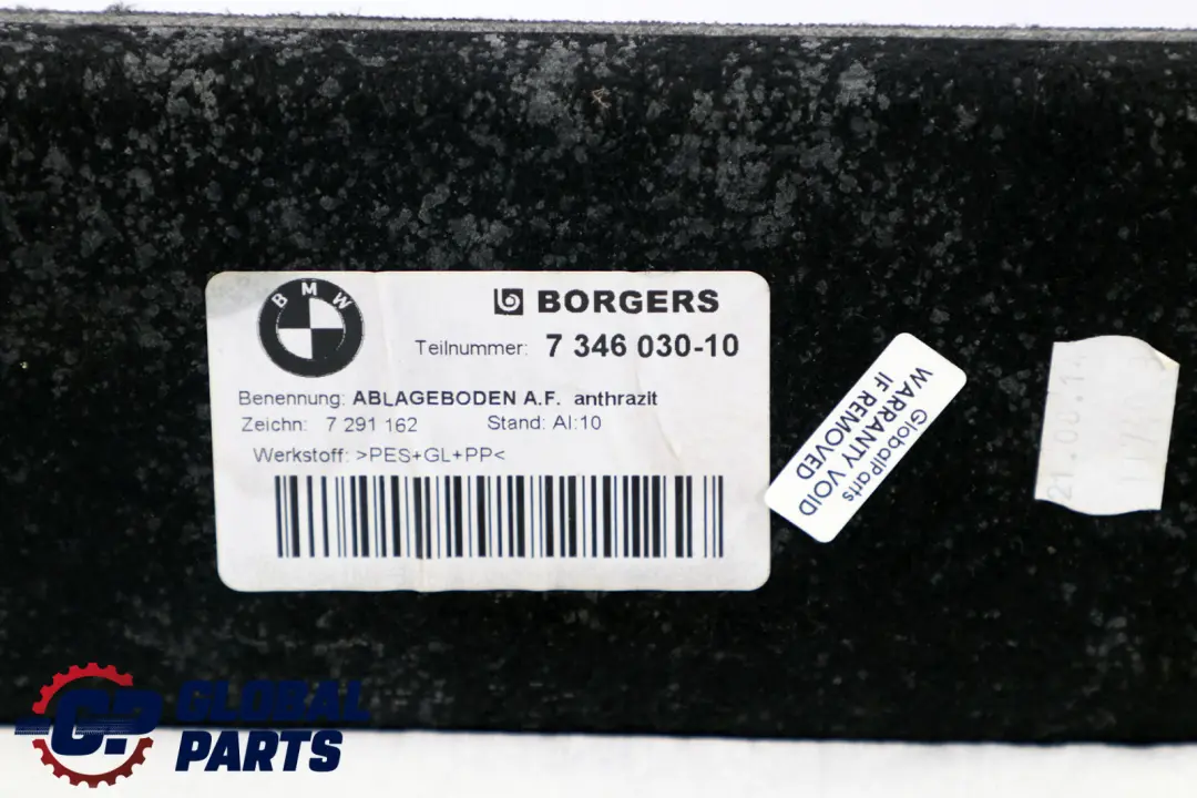 Window Parcel Shelf Trim Panel Anthracite to BMW 2 Series F22 F87 M2 Rear with Part number 7346030 BMW 2 Series F22 F87 M2 Rear Window Parcel Shelf Trim Panel Anthracite - SKU 7346030 - Part number 7346030