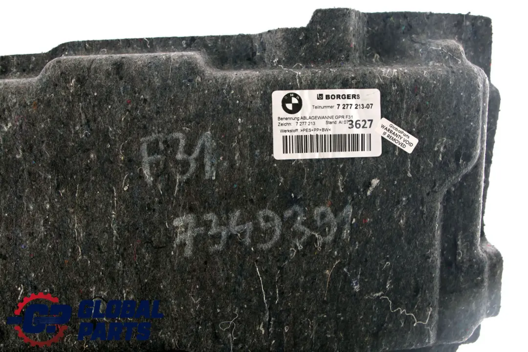 Tapa del maletero Tapa del maletero Tapa del panel de carga 7277213 para BMW F31 con número de pieza 7349391 BMW F31 Tapa del maletero Tapa del maletero Tapa del panel de carga 7277213 - SKU 7349391 - Número de pieza 7349391