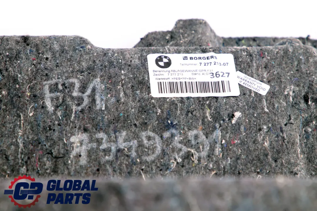 Tapa del maletero Tapa del maletero Tapa del panel de carga 7277213 para BMW F31 con número de pieza 7349391 BMW F31 Tapa del maletero Tapa del maletero Tapa del panel de carga 7277213 - SKU 7349391 - Número de pieza 7349391