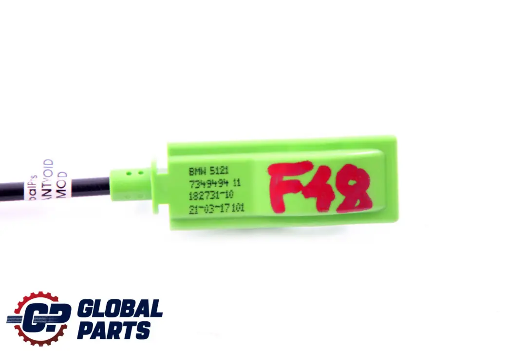 Cable Bowden Interior Abrepuertas Delantero Izquierda Derecha para BMW X1 F48 con número de pieza 7349494 BMW X1 F48 Cable Bowden Interior Abrepuertas Delantero Izquierda Derecha - SKU 7349494 - Número de pieza 7349494