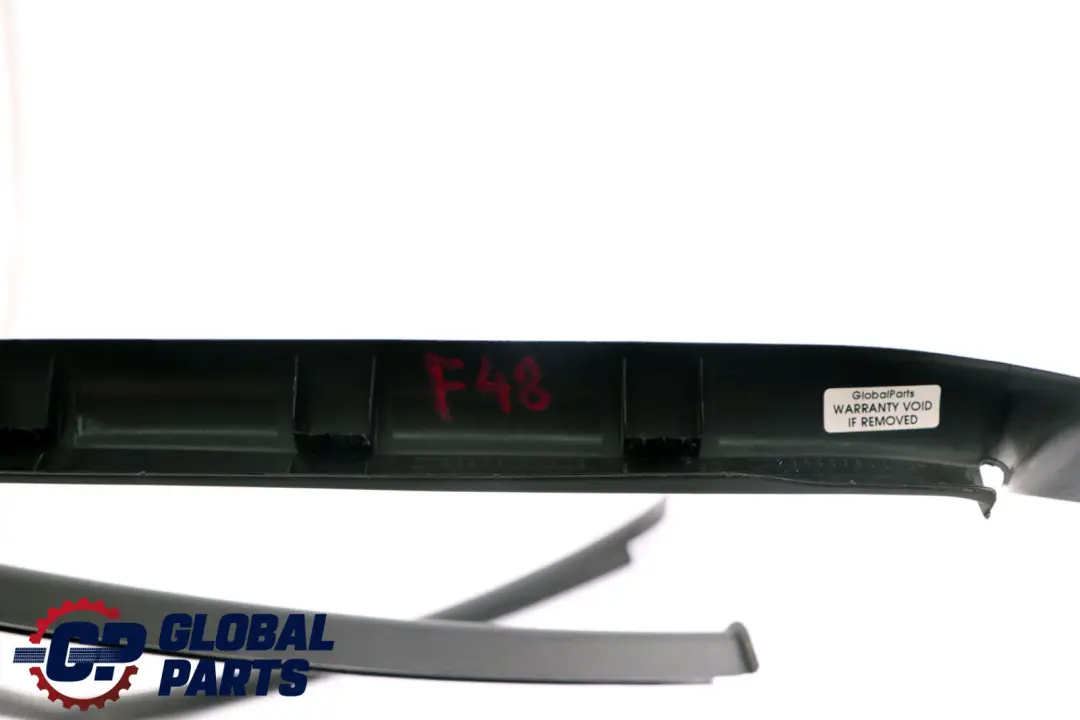 F48N LCI Tapa Marco Ventana Puerta Trasera Izquierda para BMW X1 F48 con número de pieza 7349671 BMW X1 F48 F48N LCI Tapa Marco Ventana Puerta Trasera Izquierda - SKU 7349671 - Número de pieza 7349671