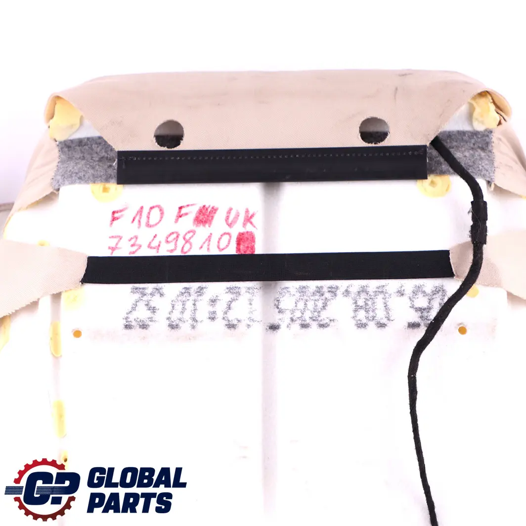 Front Left Right Seat N/O/S Heated Cover Leather Oyster to BMW 5 F10 F11 LCI with Part number 7349810 BMW 5 F10 F11 LCI Front Left Right Seat N/O/S Heated Cover Leather Oyster - SKU 7349810 - Part number 7349810