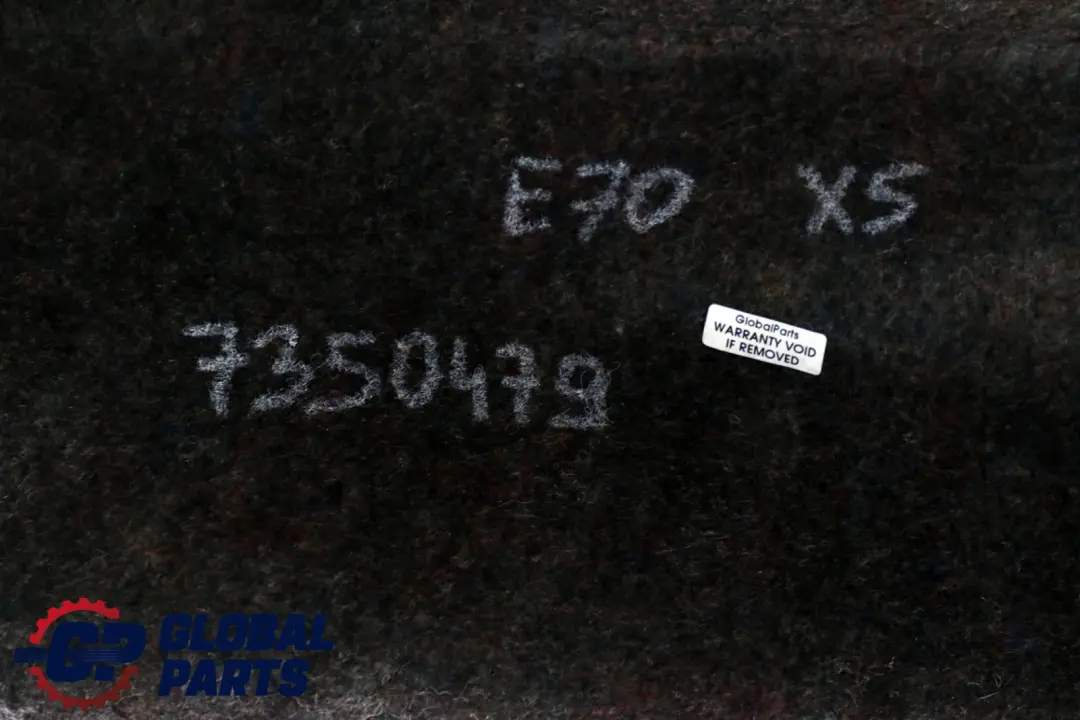 BMW X5 E70 Maletero Maletero Compartimento de equipajes Bandeja - SKU 7350479 - Número de pieza 7350479