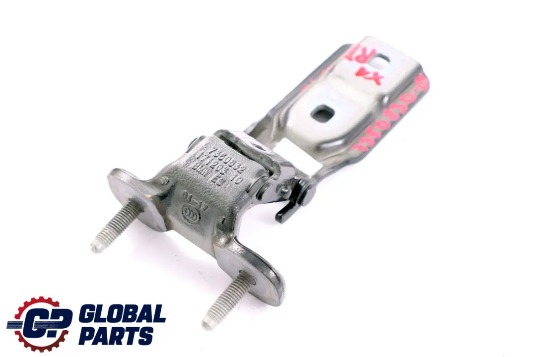 Bisagra trasera derecha de la tapa del maletero Negro Zafiro 475 para BMW X1 F48 con número de pieza 7350832 BMW X1 F48 Bisagra trasera derecha de la tapa del maletero Negro Zafiro 475 - SKU 7350830-BS - Número de pieza 7350832