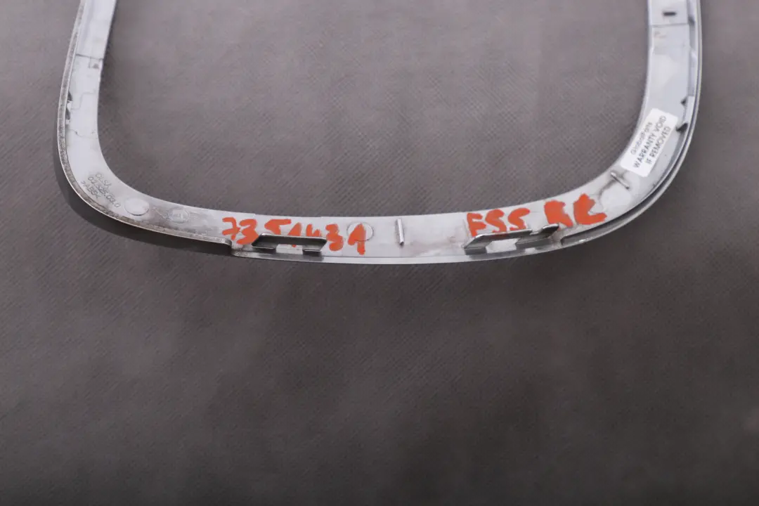 Mini Cooper F55 F56 F57 Trim Ring Light Lamp Rear Left N/S Chrome - SKU 7351431 - Part number 7351431