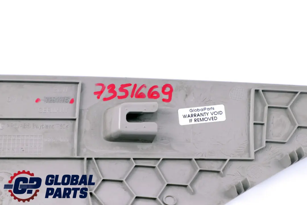BMW 2 er F22 LCI Verkleidung C-Säule Vorne Links Everestgrau Grau 7291175 - SKU 7351669 - Teilenummer 7351669