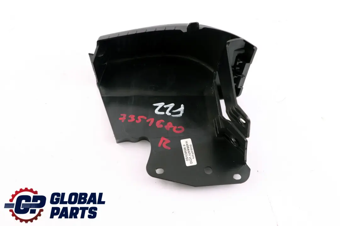 BMW F22 F87 M2 LCI Couverture Gurtaustritt Droite - SKU 7351680 - Numéro de pièce 7351680