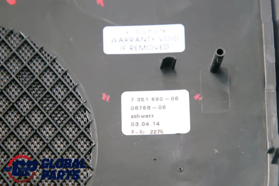 BMW 2 er F22 F87 Hinten Rechts Tür Lautsprecher Abdeckung - SKU 7351690 - Teilenummer 7351690
