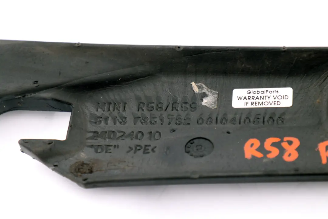 A-Pilar Aislamiento De Espuma Derecha para Mini Cooper R58 con número de pieza 7351732 Mini Cooper R58 A-Pilar Aislamiento De Espuma Derecha - SKU 7351732 - Número de pieza 7351732