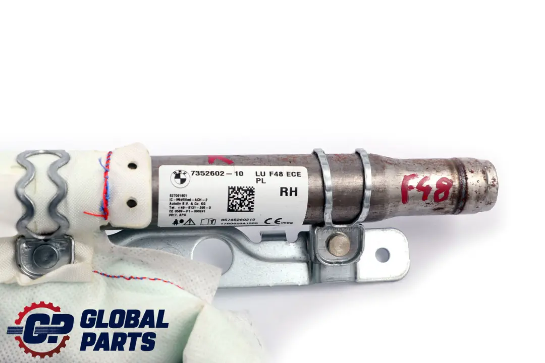 BMW Serie X1 F48 Módulo de Aire de Cabeza Derecha Cortina de Techo - SKU 7352602 - Número de pieza 7352602