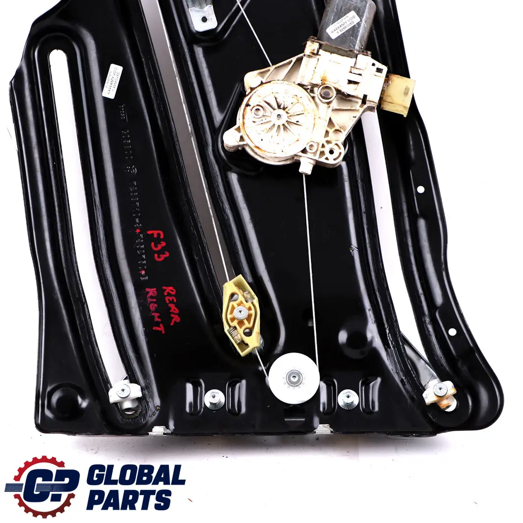 Motore Alzacristalli Cabrio Posteriore Destro per BMW F33 F83 M4 con numero di parte 7352750 BMW F33 F83 M4 Motore Alzacristalli Cabrio Posteriore Destro - SKU 7352750 - Numero di parte 7352750