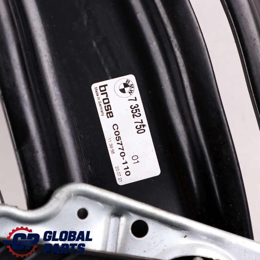 BMW F33 F83 M4 Motor elevalunas trasero derecho - SKU 7352750 - Número de pieza 7352750