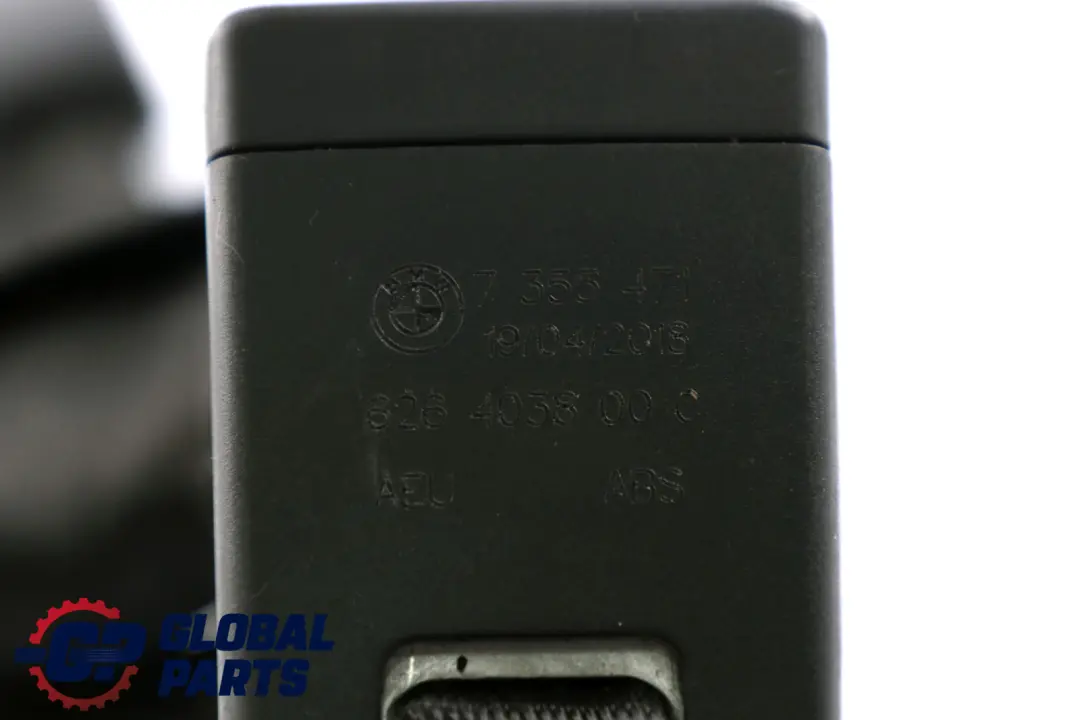 BMW 1 3 Series F21 F30 F31 Middle Seat Lower Belt Strap Buckle Rear Right O/S - SKU 7355471 - Part number 7355471