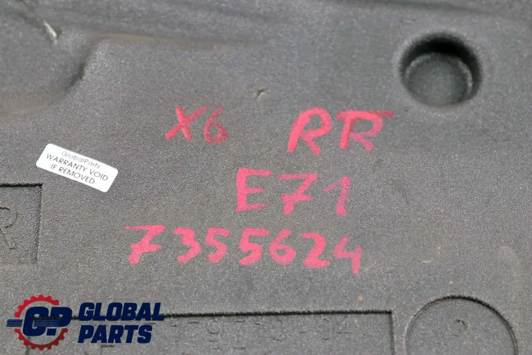 BMW X6 E71 Isolation Phonique Porte Arrière Droite - SKU 7355624 - Numéro de pièce 7179710