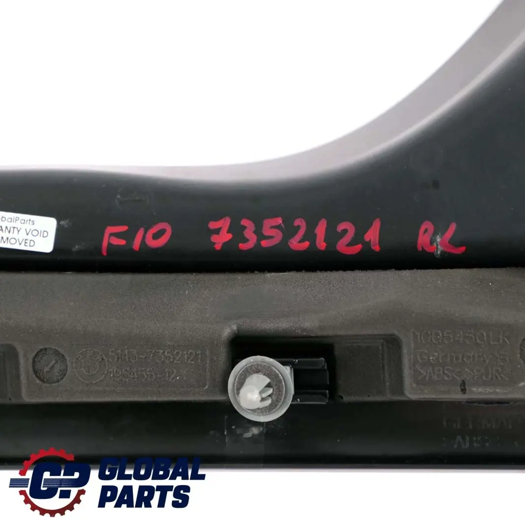 Abdeckleiste Einstieg Innen Hinten Links Schwarz 7352121 für BMW F10 F11 mit Teilenummer 7358047 BMW F10 F11 Abdeckleiste Einstieg Innen Hinten Links Schwarz 7352121 - SKU 7358047 - Teilenummer 7358047