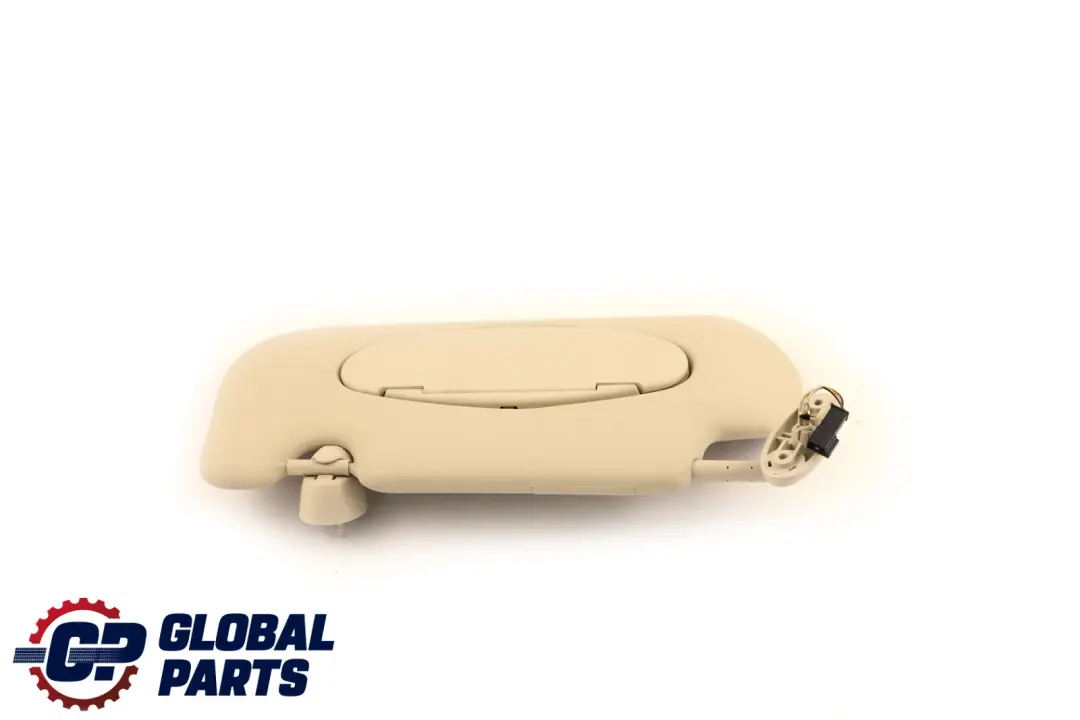 Mini R55 R56 LCI Sonnen Blende Spiegel Beleuchtet Links Licht Beige - SKU 7361831 - Teilenummer 7361831