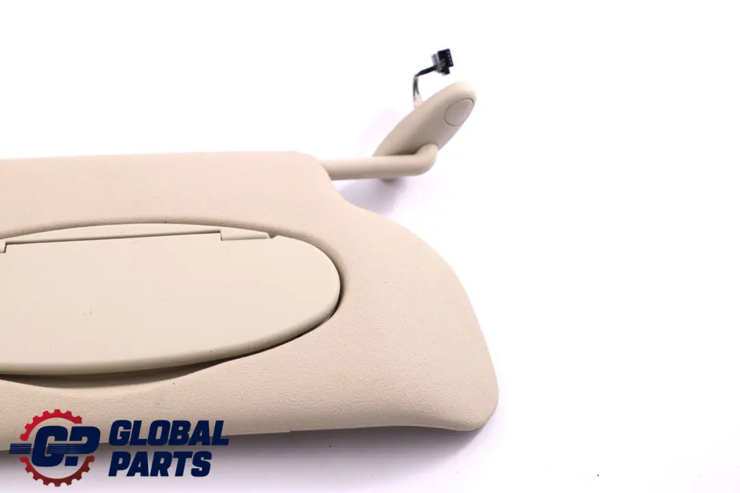 Mini R55 R56 LCI Sun Visor Mirror Illuminated Right O/S Light Beige - SKU 7361832 - Part number 7361832