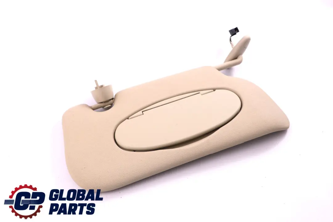 Mini R55 R56 LCI Sonnenblendenspiegel Destra Illuminato Luce Beige - SKU 7361832 - Numero di parte 7361832