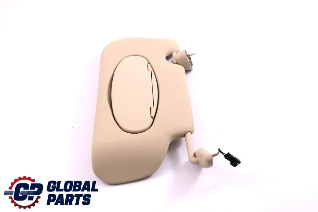 Mini R55 R56 LCI Sun Visor Mirror Illuminated Right O/S Light Beige - SKU 7361832 - Part number 7361832