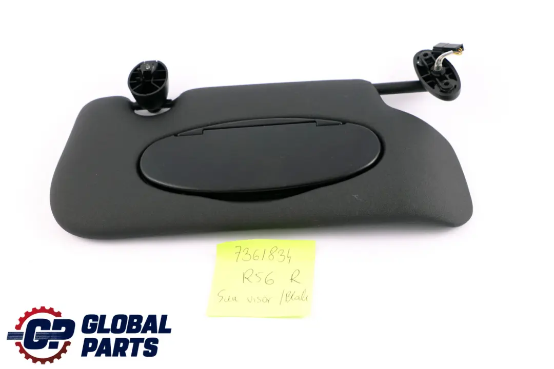 Sun Visor Without Label Right O/S Side Carbon Black to Mini R55 R56 with Part number 7339376 Mini R55 R56 Sun Visor Without Label Right O/S Side Carbon Black - SKU 7361834 - Part number 7339376