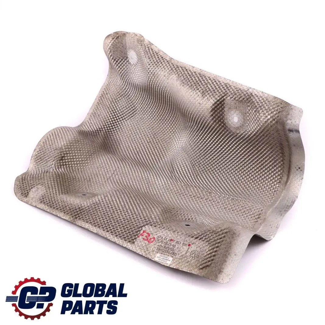 Exhaust Fuel Tank Heat Insulation Cover Panel to BMW F30 LCI 330e Hybrid with Part number 7363198 BMW F30 LCI 330e Hybrid Exhaust Fuel Tank Heat Insulation Cover Panel - SKU 7363198 - Part number 7363198