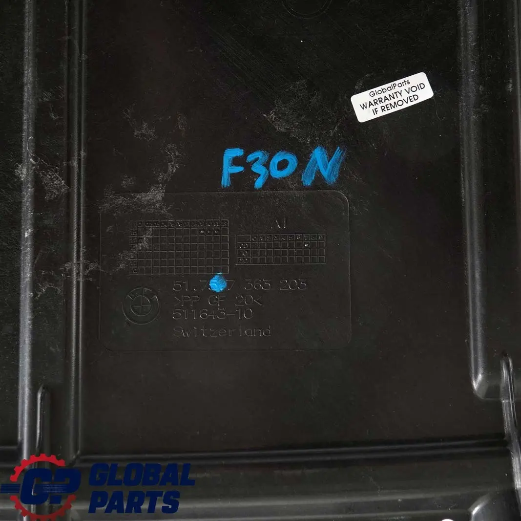 Panneaux de Sol Arriere pour BMW 3 Serie F30 330e Hybrid à propos du numéro de pièce 7363203 BMW 3 Serie F30 330e Hybrid Panneaux de Sol Arriere - SKU 7363203 - Numéro de pièce 7363203