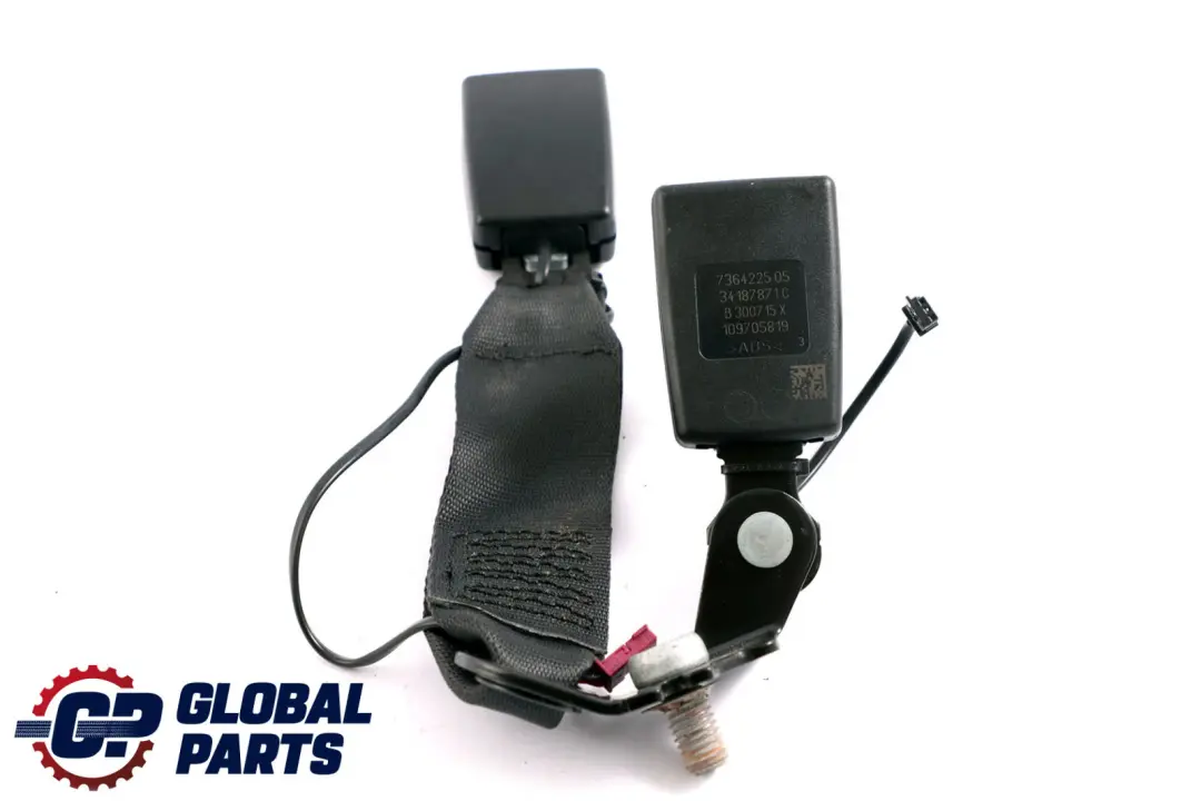 BMW MINI Cooper One F54 F55 Rear Seat Right O/S Lower Belt Buckle - SKU 7364225 - Part number 7364225