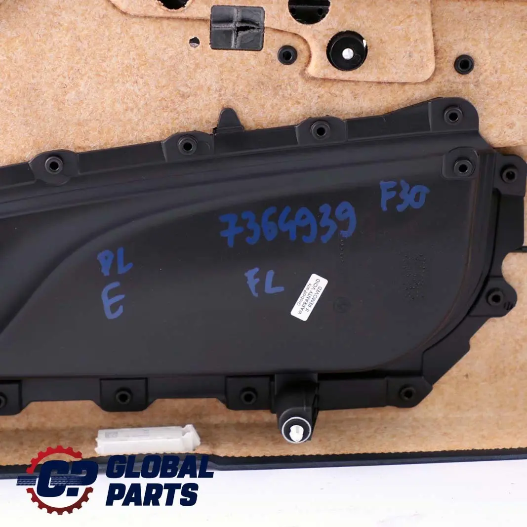 Front Left N/S Door Card Lining Panel Oyster Leather to BMW 3 Series F30 F31 with Part number 7364939 BMW 3 Series F30 F31 Front Left N/S Door Card Lining Panel Oyster Leather - SKU 7364939 - Part number 7364939