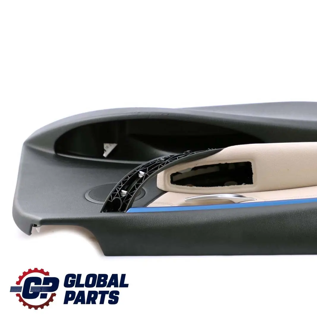 Front Left N/S Door Card Lining Panel Oyster Leather to BMW 3 Series F30 F31 with Part number 7364939 BMW 3 Series F30 F31 Front Left N/S Door Card Lining Panel Oyster Leather - SKU 7364939 - Part number 7364939