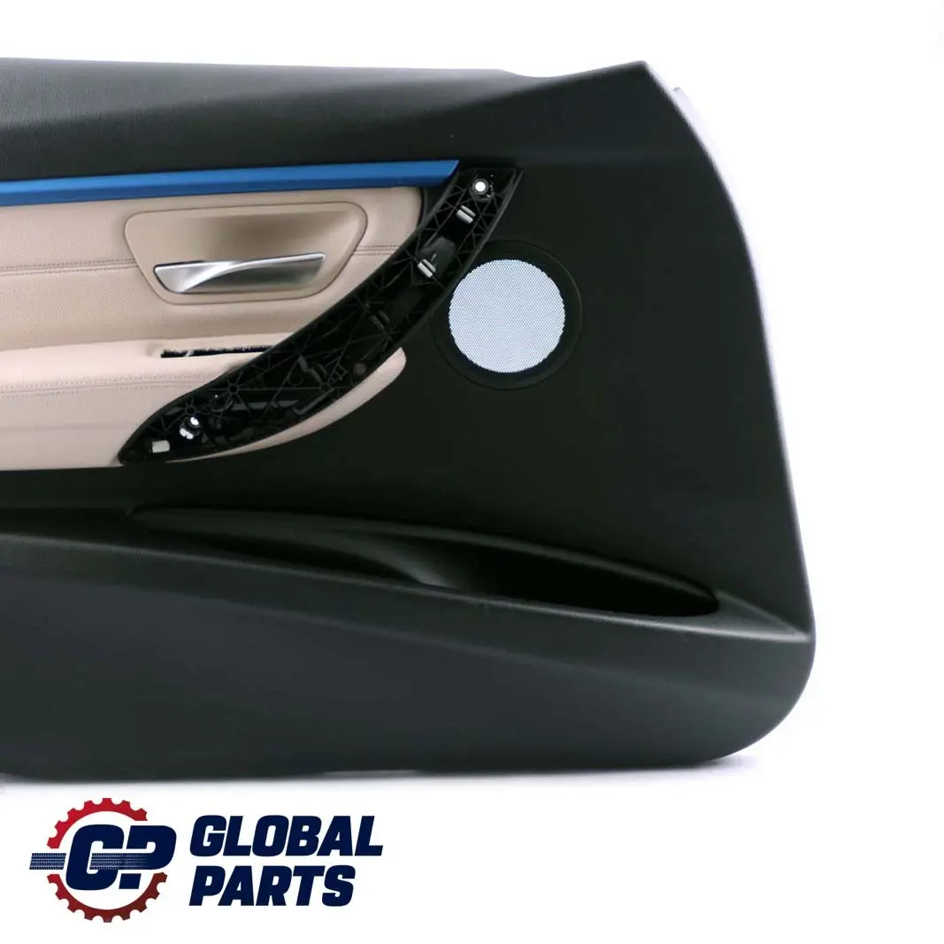 Front Left N/S Door Card Lining Panel Oyster Leather to BMW 3 Series F30 F31 with Part number 7364939 BMW 3 Series F30 F31 Front Left N/S Door Card Lining Panel Oyster Leather - SKU 7364939 - Part number 7364939