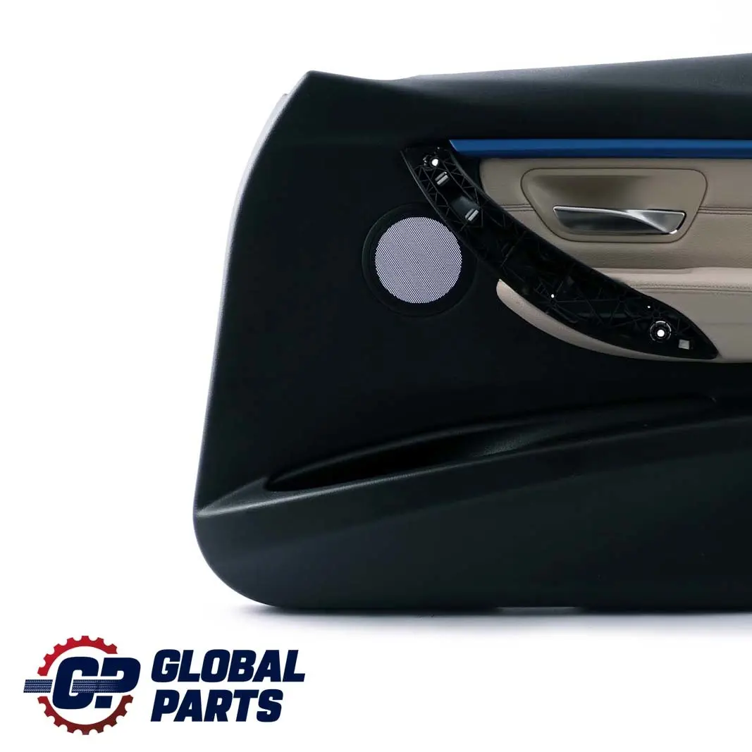 Front Right O/S Door Card Lining Panel Oyster Leather to BMW 3 Series F30 F31 with Part number 7364940 BMW 3 Series F30 F31 Front Right O/S Door Card Lining Panel Oyster Leather - SKU 7364940 - Part number 7364940