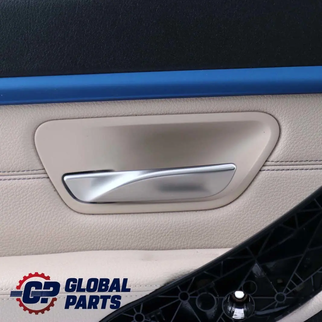 BMW 3 Reihe F30 F31 Türverkleidung Hinten Links Leder Oyster - SKU 7364965 - Teilenummer 7364965